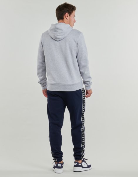 Lacoste Fleece Hoodie Grey Mens 