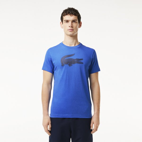 Lacoste tshirt blå herr tenniskläder
