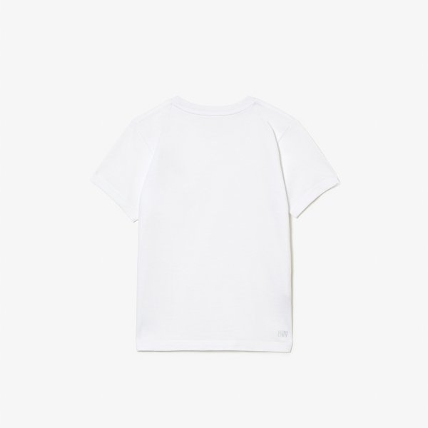 Lacoste Ultra Dry Sport Tee White Jr