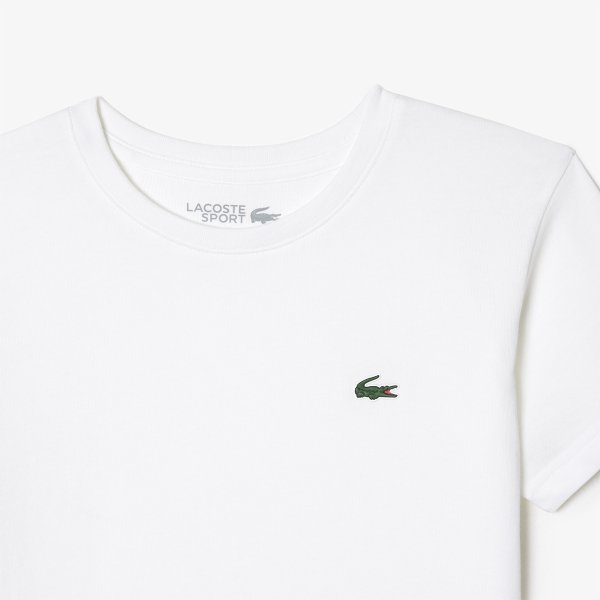 Lacoste Ultra Dry Sport Tee White Jr
