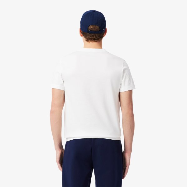 Lacoste White Tee & Navy Cap