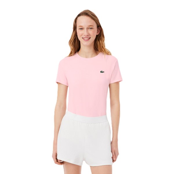 Tenniskläder lacoste tshirt rosa