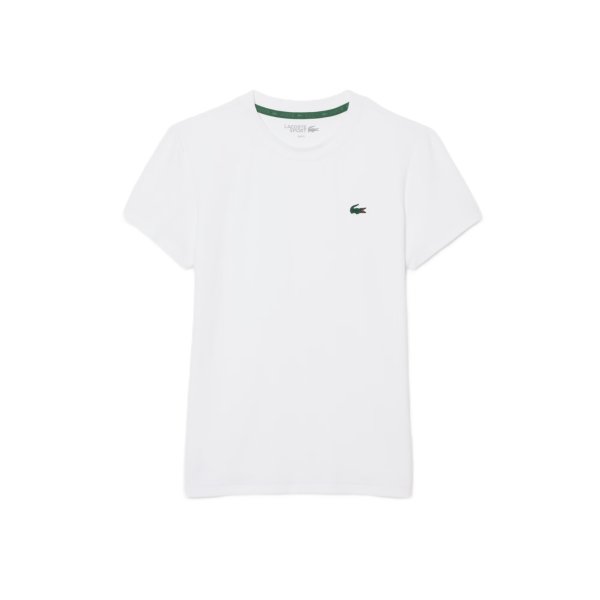 Lacoste Slim Fit Ultra Dry Sport T-Shirt White - Women