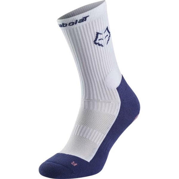 Babolat Mid-Calf Socks Juan Lebrón White