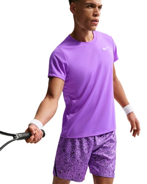 NikeCourt Victory Tee Purple Mens