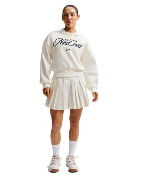 Nike Court Collection Crew Neck White Women