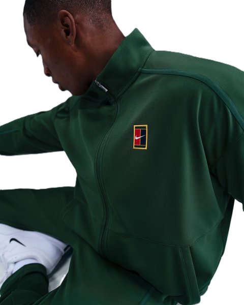 Nike Court Heritage Jacket Green Mens Mens