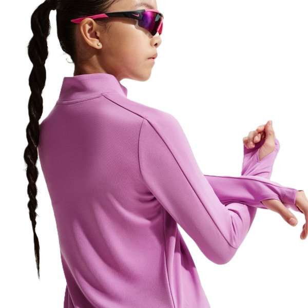Nike Dri-Fit Long Sleeve Pink Girls JR 