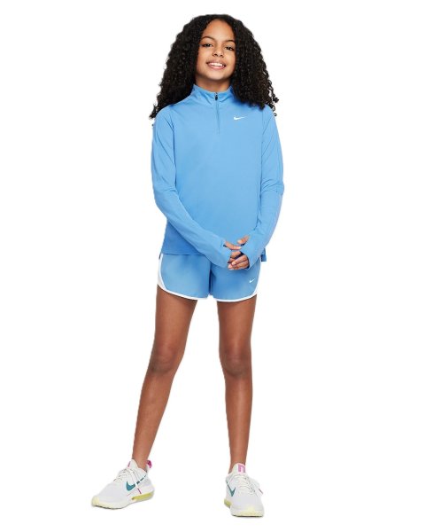 Nike Dri-Fit Long Sleeve Blue Girls JR