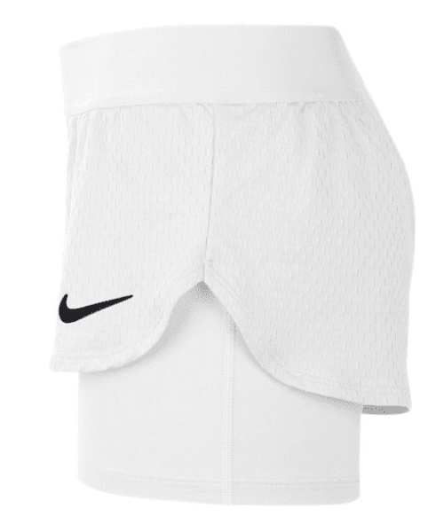 NIKE Court Flex Shorts White - Girls