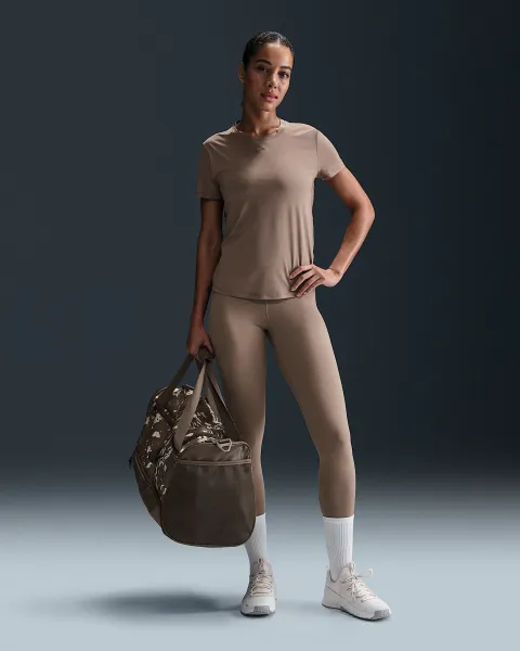 Nike One Classic Tee Brown Women