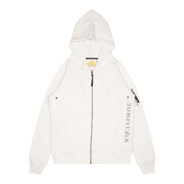 Acqua Limone Hood Jacket print Unisex - Off White