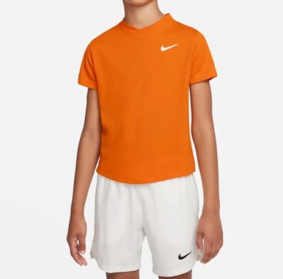 Köp tenniskläder orange barn padelkläder nike