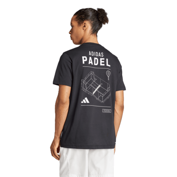 Adidas Padel Tee Black Mens