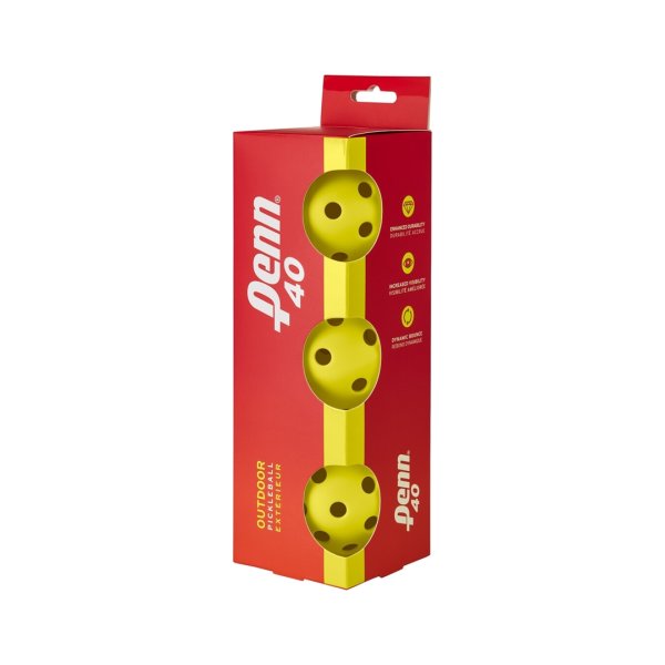 Penn 40 Pickleball Outdoor 3-pack