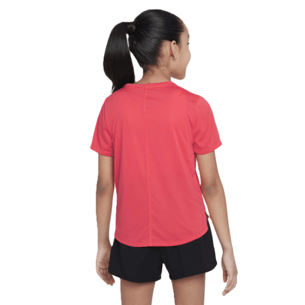 NIKE driFit One Tee Pink Girls Jr