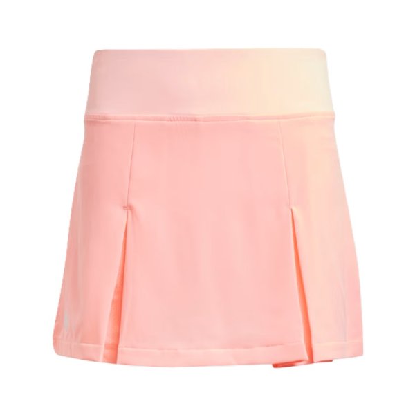 Adidas Pleated Skirt Pink Girls Jr 28736