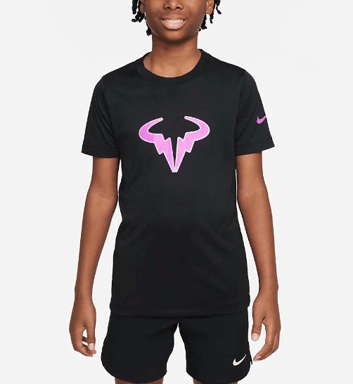 NIKE Kids Rafa Tee Black Boys