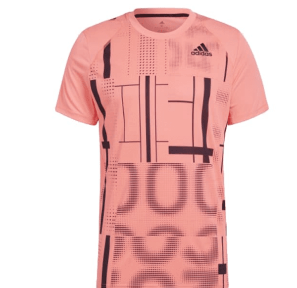 ADIDAS Club Grahpic Tee pink Mens