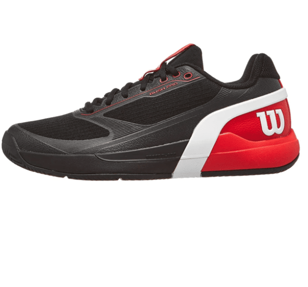 Wilson Rush Pro 5 Black/Red Allcourt Mens - 2026