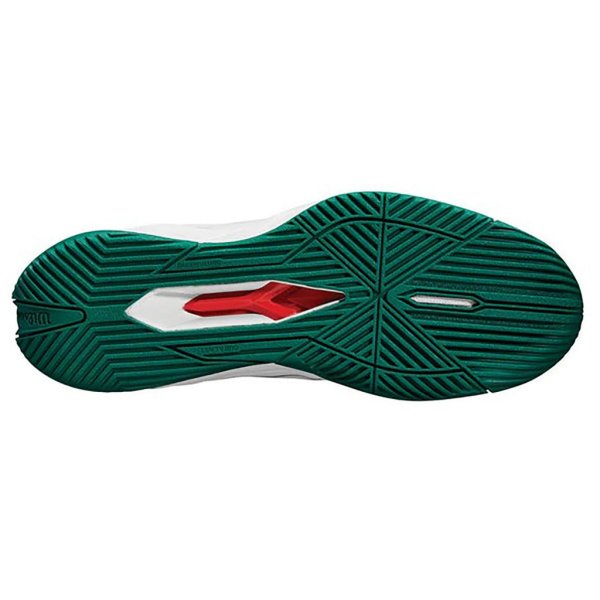 Wilson Rush Pro 4.5 White/Green Allcourt Mens