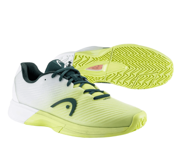 Head Revolt Pro 4.0 White/Yellow Allcourt Mens