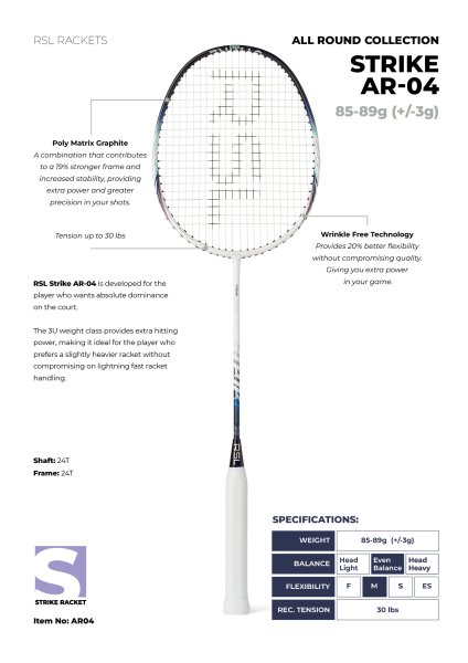 RSL Strike AR-04 Badmintonracket