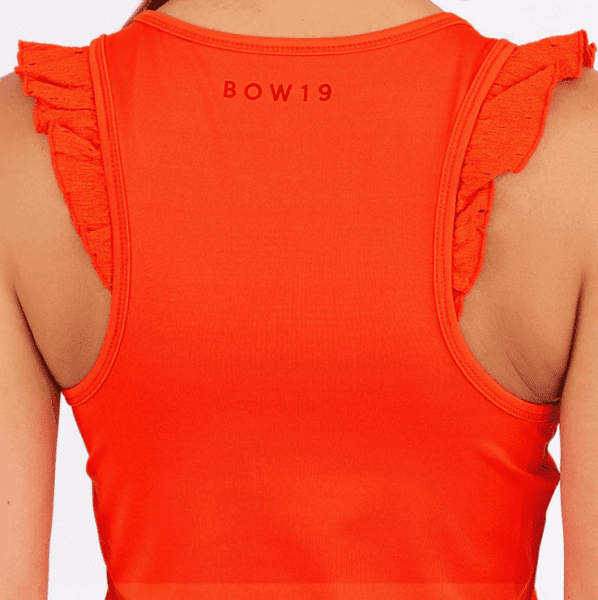 BOW19 Liv Tank Top Red Lace Women