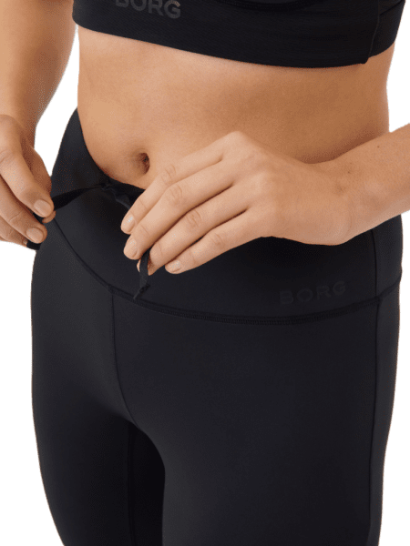 Björn Borg High Waist Tonal Tights Women - Black
