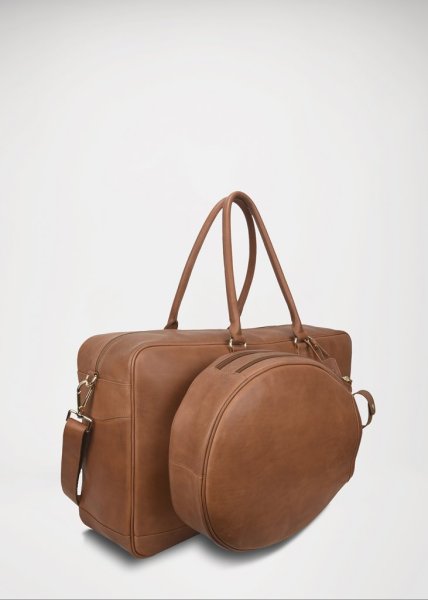 Ess Tennis Two Racket Tennis Bag Cognac