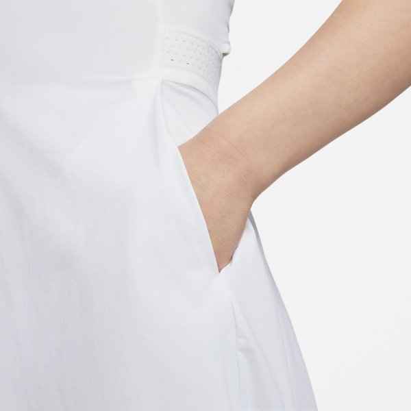 Nike Dri-FIT Advantage Dress White w ballpocket
