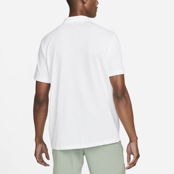 NIKE Court DriFit Polo White Mens