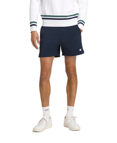 Wilson Volley Shorts Navy 6 tum Mens (Storlek kläder: XXL)