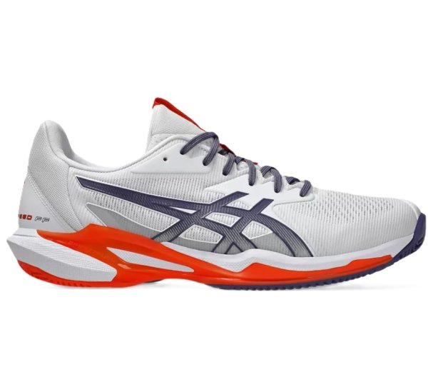 Asics Speed FF 3 White/Grey Clay Mens - 2025