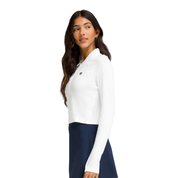 Wilson All day Full Zip White Women 
