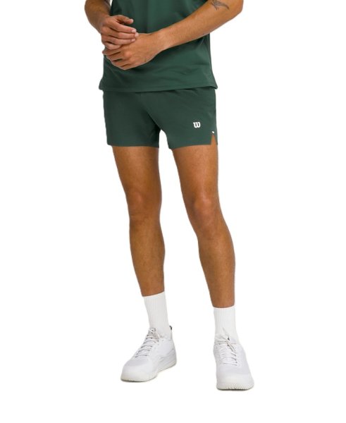 korta tennisshorts gröna