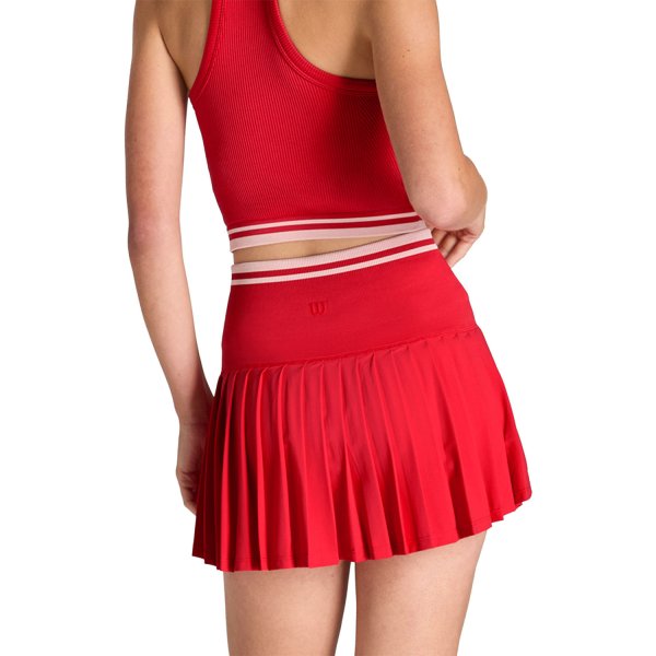 Wilson Wrap Skirt Red Women