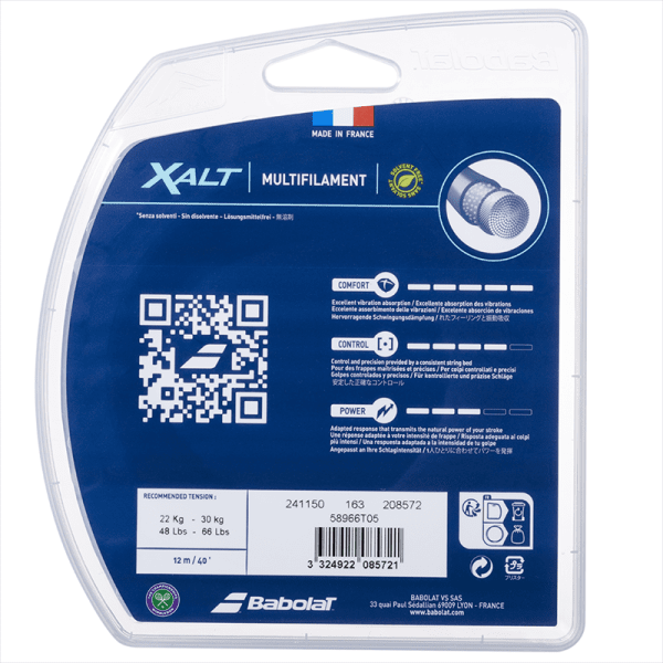 Babolat Xalt Strings 1 set White