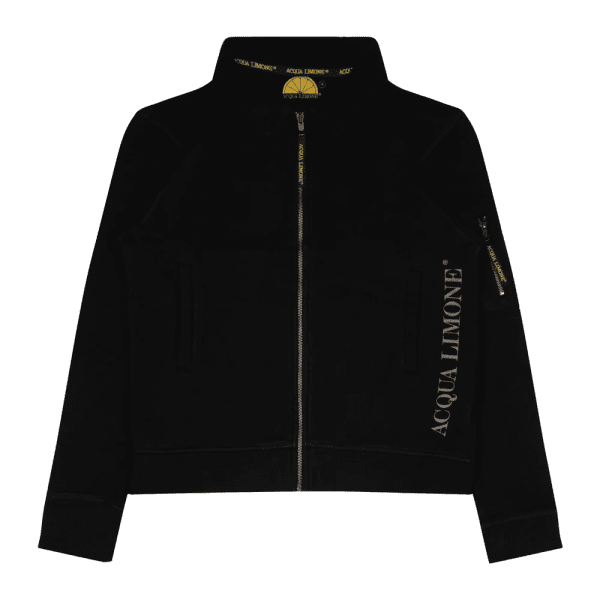 Acqua Limone Zip Collar Jacket Black (Storlek: XL)