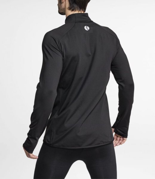 BJORN BORG Half Zip Polo Alve Black